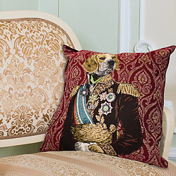 Linnea Housse de coussin 45x45 cm MARÉCHAL Rouge Opéra