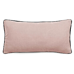 Linnea Housse de coussin PRELUDE 55x110 cm lin et coton lavé Rose