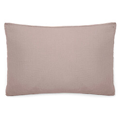 Linnea taie d’oreiller mousseline de coton Milos - Rose