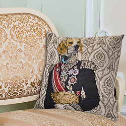 Linnea Housse de coussin 45x45 cm MARÉCHAL Beige Lin