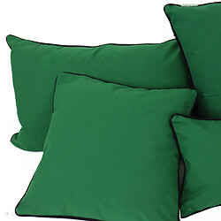 Linnea Housse de coussin 20x20 cm MONTSEGUR vert Sapin pas cher