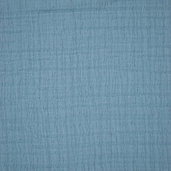 Acheter Linnea couvre-lit gaze de coton Bréhat - bleu orage