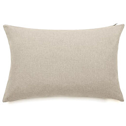 Linnea Housses de coussin extérieur 40x60 cm GALIA à zip étanche beige Sable - Housse de coussin extérieur en tissu oléfine jacquard (polypropylène fil teint, 210 g/m²). Déperlante, anti-UV, très résistante avec zip étanche. Fabriquée en Turquie, disponible en trois dimensions et plusieurs teintes. Idéale pour une décoration extérie