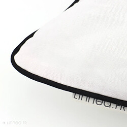 Linnea Housse de coussin 45x45 cm MONTSEGUR Blanc