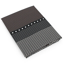 Linnea drap plat satin de coton Enzo - Noir