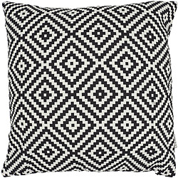 Linnea Housse de coussin 45x45 cm PANAMA Noir