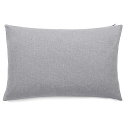 Linnea Housses de coussin extérieur 40x60 cm GALIA à zip étanche gris Ardoise