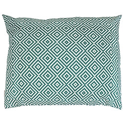 Linnea Housse de coussin 80x100 cm PANAMA Vert Emeraude