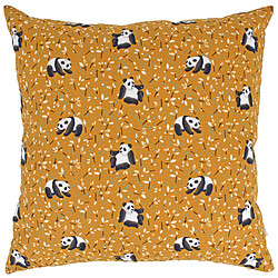 Linnea Housse de coussin 40x40 cm TAO marron Cacahuète