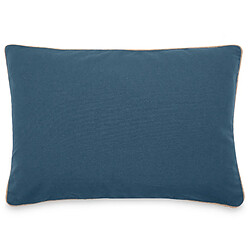 Linnea Housse de coussin coton fil teint 40x60 cm HONO DÉCO bleu marine