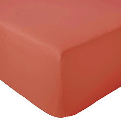 Linnea drap-housse percale de coton Passion Percale - Rouge