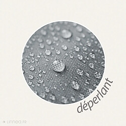 Avis Linnea Housses de coussin extérieur 40x60 cm GALIA à zip étanche gris Ardoise