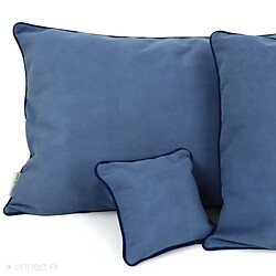 Linnea Housse de coussin 80x100 cm STARSKY Bleu Azur pas cher