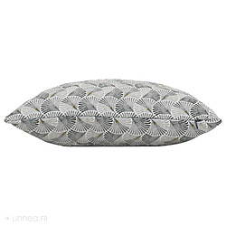 Linnea Housse de coussin 45x45 cm SHELL gris Perle