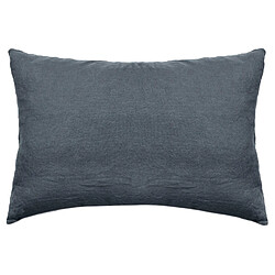 Linnea taie d’oreiller coton lavé Palace - Noir