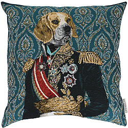 Linnea Housse de coussin 45x45 cm MARÉCHAL Vert Canard