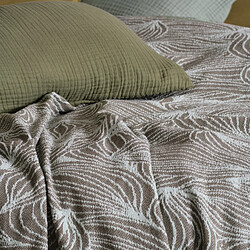 Avis Linnea couvre-lit EMI en coton - Gris