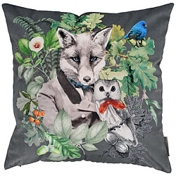Linnea Housse de coussin 45x45 cm WONDERLAND Renard gentleman