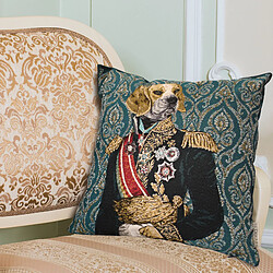 Linnea Housse de coussin 45x45 cm MARÉCHAL Vert Canard