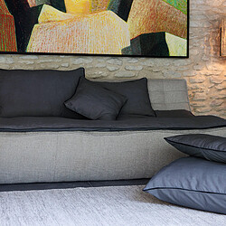 Linnea Housse de coussin PRELUDE en lin et coton pas cher