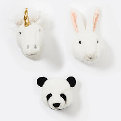 Avis Linnea Peluche trophée mini set de 3 petites têtes Lovely