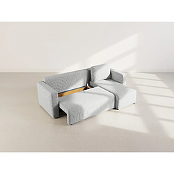 Avis Bestmobilier Canopy - canapé d'angle réversible 4 places convertible avec coffre en velours côtelé