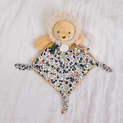 Linnea Doudou hochet polyester collection BOH'AIME Lion
