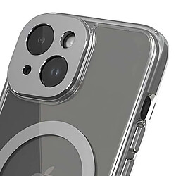 Moshi Coque pour Apple iPhone 15 MagSafe Anti-jaunissement Gris