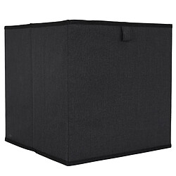 Linnea Cube de rangement - Noir