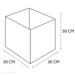 Avis Linnea Cube de rangement - Blanc