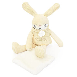 Linnea Doudou lapin polyester 25 cm collection SWEETY DOUDOU beige/blanc