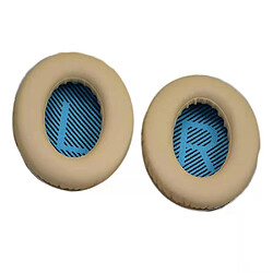 Coussinets de remplacement pour casques Bose QC35, QC15, QC25 – B-couleur crème