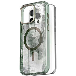 Moshi Coque MagSafe pour iPhone 16 Pro iGlaze Ultra Solide Élégant Vert