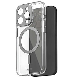 Moshi Coque MagSafe iPhone 15 Pro modèle iGlaze Ultra Résistant Durable Gris