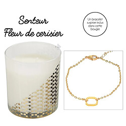 Linnea Bougie parfumée KARJI avec bijou surprise