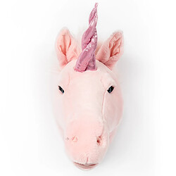 Linnea Peluche trophée mural Fantastique Licorne Julia