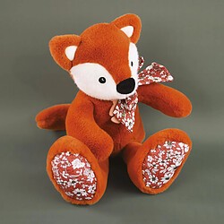 Linnea Peluche 25 cm polyester collection COPAINS CALINS renard orange