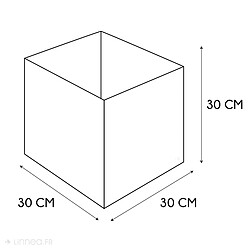 Acheter Linnea Cube de rangement - Blanc