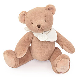 Linnea Doudou ours 25 cm polyester collection L'OURS DOUDOU marron clair