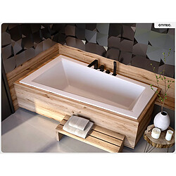 Acheter BESCO Baignoire asymétrique - 150 x 85 cm - Gauche - sans Habillage - avec Pieds - Vidage Chrome - INTIMA SLIM