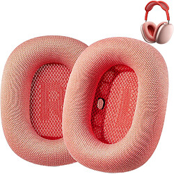 Coussinets de remplacement en tissu pour Apple AirPods Max, couleur rose