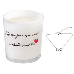 Linnea Bougie parfumée MALAGA + bracelet surprise