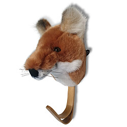 Linnea Patères petites têtes collection SOFT ANIMALS Forêt Renard Louis