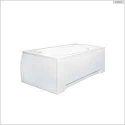 Avis BESCO Baignoire rectangulaire - 150 x 70 cm - avec Tablier Blanc - Pieds - Vidage Chrome - BONA