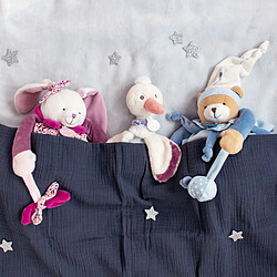 Linnea Doudou marionnette lapin - Rose