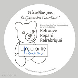 Linnea Doudou sucette polyester collection BOH'AIME Lion pas cher