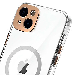 Moshi Coque MagSafe iPhone 14 Plus iGlaze avec Protection Caméra Ultra Durable Dorée