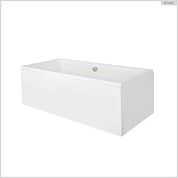 Acheter BESCO Baignoire rectangulaire - 155 x 70 cm - avec Tablier - Pieds - Vidage Chrome - QUADRO