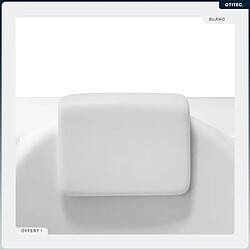 Acheter BESCO Baignoire asymétrique - 170 x 125 cm - Droite - sans Habillage - avec Pieds - 2 Repose-têtes - Étagère bambou - Vidage Chrome - INTIMA DUO