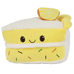 Linnea Peluche en polyester forme part de gâteau citron collection CAKE jaune